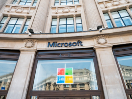 Microsoft flagship store in London.